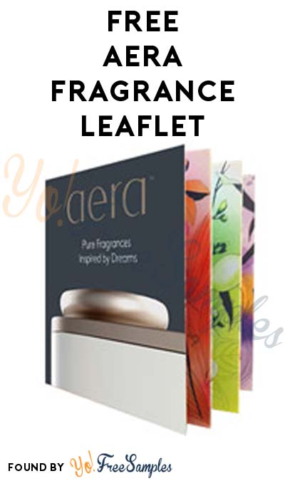 FREE Aera Fragrance Sampler Leaflet