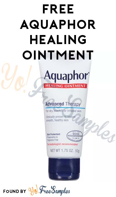 TODAY (12/8) ONLY: FREE Aquaphor Healing Ointment Tube Coupon From Dr. Oz At 12PM EST