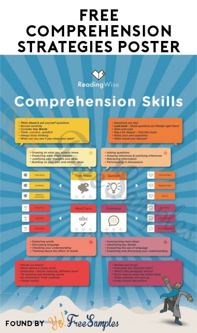 FREE Comprehension Strategies Poster For Educators