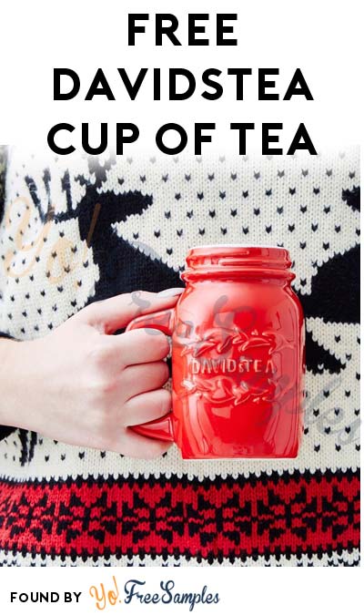 FREE DAVIDsTEA Cup Of Tea For Joining Frequent Steeper Rewards Program