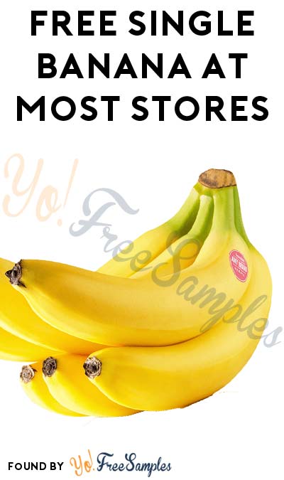 FREE Single Banana At Most Stores (Ibotta Required)
