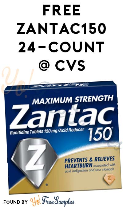 FREE Zantac150 24-Count At CVS (Coupon, Checkout51 & Ibotta Required)