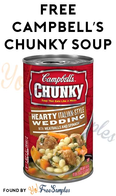 FREE Campbell’s Chunky Soup For Sending Text (AL, FL, GA, LA, MS, NC, SC Only)