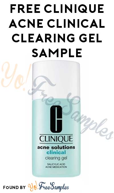 FREE Clinique Acne Solutions Clinical Clearing Gel From Allure Going Live At 1PM EST