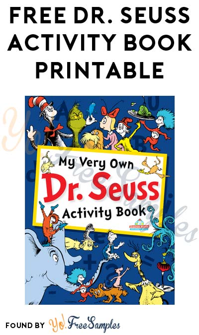 FREE Dr Seuss Activity Book Printable