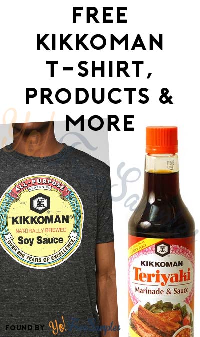 FREE Kikkoman Soy Sauce, T-Shirt, Grilling Tongs, Coupons & More (Apply To HouseParty.com)