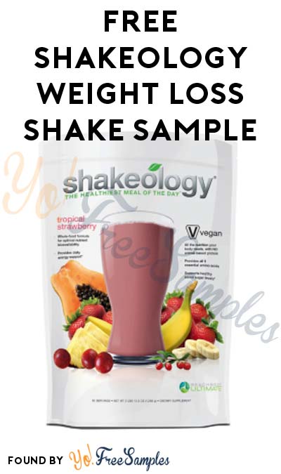 FREE Shakeology Weight Loss Shake Sample (Beachbody Coach Required)