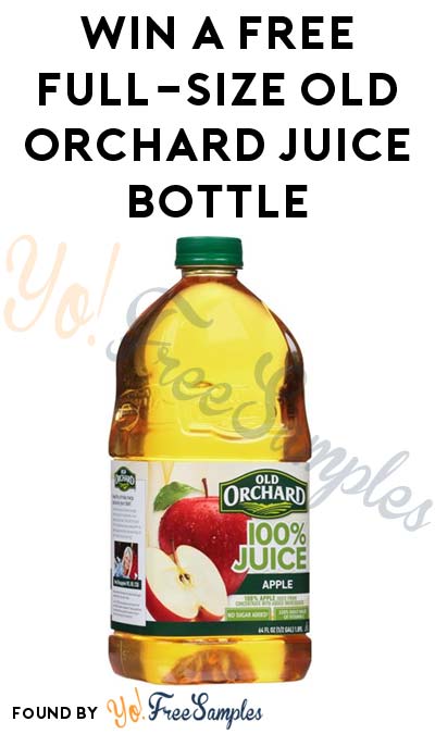 Win A FREE Full-Size Old Orchard Juice Bottle