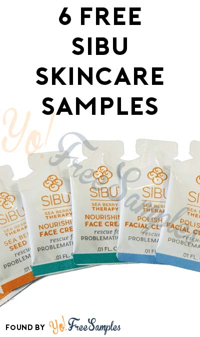 Check Mail For Email From Today Titled “Samples – Please Confirm” To Confirm If You Ordered These (Expired Now): 6 FREE SIBU Skincare Samples