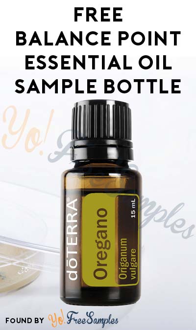 Possible FREE Balance Point Essential Oil Sample Bottle