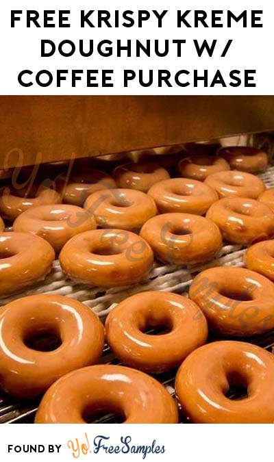 FREE Krispy Kreme Doughnut With Any Size Coffee Purchase 2/6 – 2/28