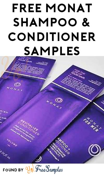 FREE MONAT Shampoo &amp; Conditioner Samples - Yo! Free Samples