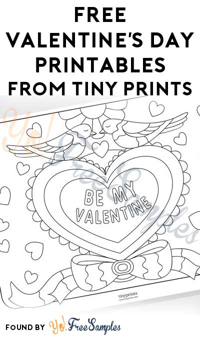 FREE Valentine’s Day Printables From Tiny Prints