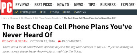 cheap cell phone plans - PC Magazine