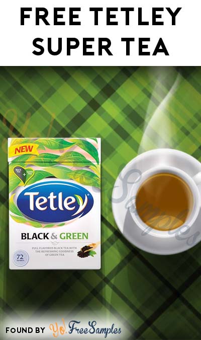 FREE Tetley Super Tea Immunity or Metabolism Sample