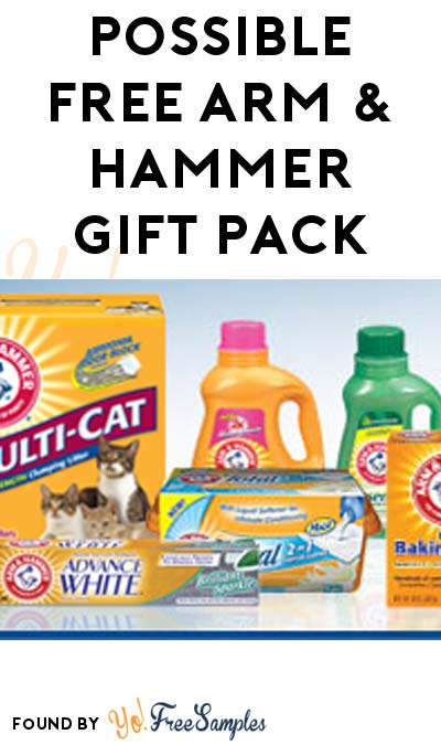 Possible FREE Arm & Hammer Gift Pack (Survey Required)