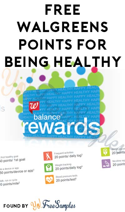 Earned $15+ From FREE Walgreens Points For Making Healthy Choices (Balance Rewards Card Required)