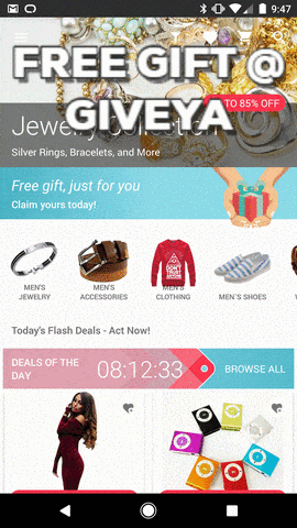 FREE Welcome Gift From GiveYa App (Android Only)