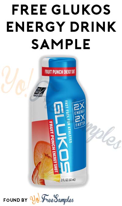 FREE GLUKOS Energy Drink Sample (Email Confirmation Required)