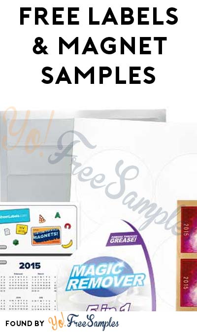 FREE Labels & Magnet Samples
