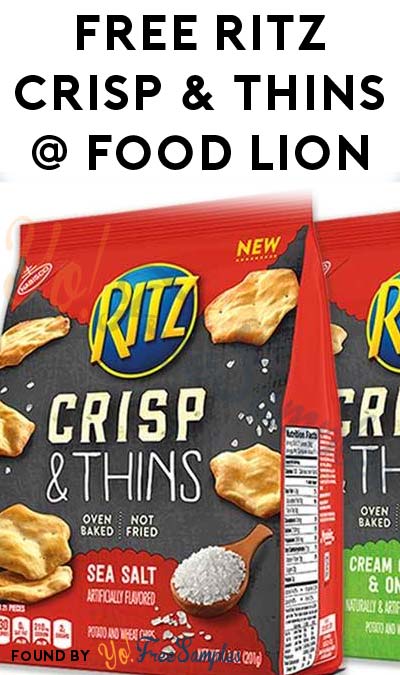 FREE Ritz Crisp and Thins (Food Lion MVP Members)