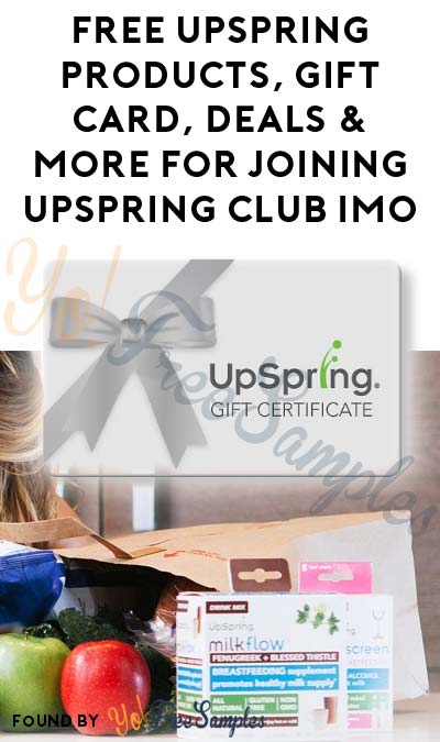 FREE UpSpring Products, Gift Certificate, Deals & More For Joining UpSpring Mom’s Opinion Club