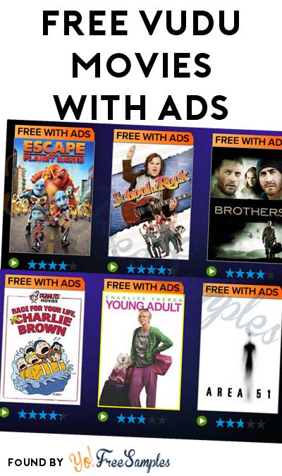 FREE VUDU Movies With Ads