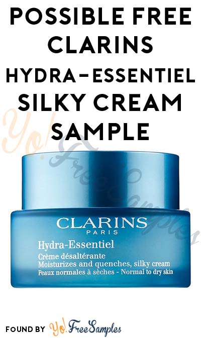 CANADA ONLY: Possible FREE Clarins Hydra-Essentiel Silky Cream Sample (Facebook Required)