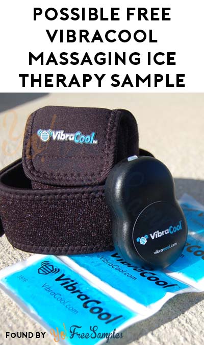 Possible FREE VibraCool Massaging Ice Therapy Sample (Must Apply)