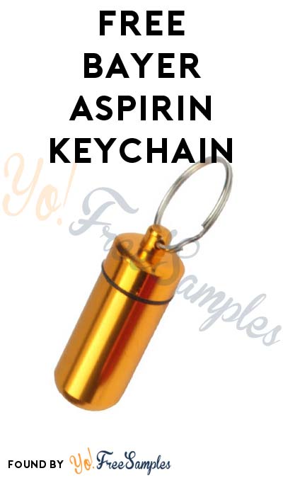 FREE Bayer Aspirin Keychain