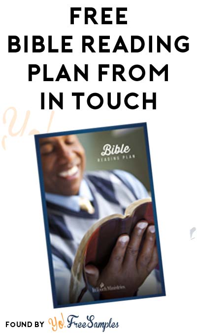 FREE Bible Reading Plan From In Touch [Verified Received By Mail]