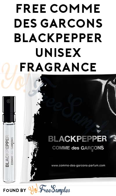 FREE Comme des Garcons Blackpepper Unisex Fragrance (Watching Required) [Verified Received By Mail]