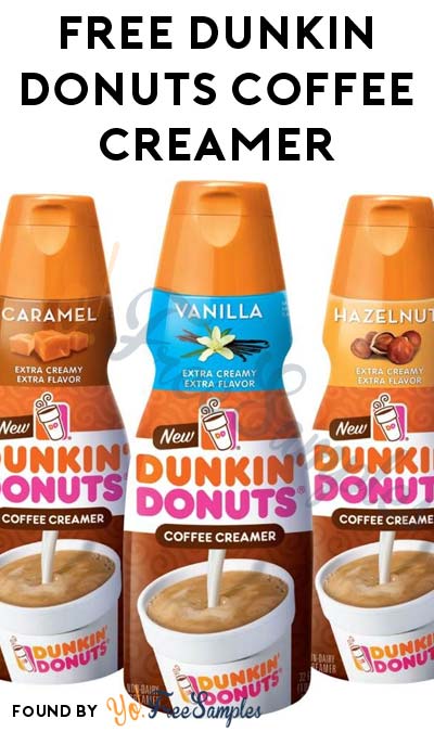 FREE Dunkin Donuts Coffee Creamer From CrowdTap (Mission Required)