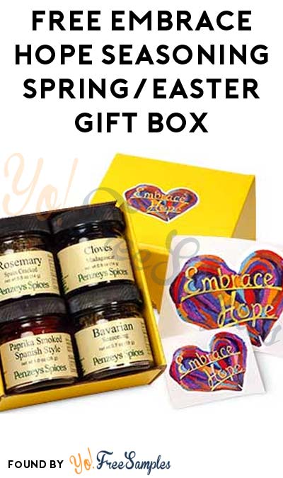 FREE Embrace Hope Seasoning Spring/Easter Gift Box Coupon (In-Store Only)