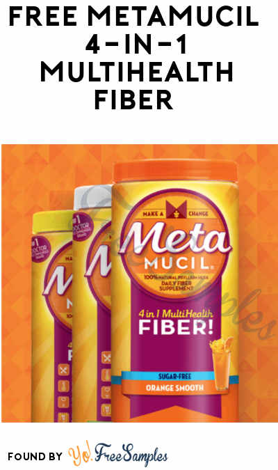 FREE Metamucil 4-in-1 MultiHealth Fiber From P&G Mavrck (Facebook Share Required)