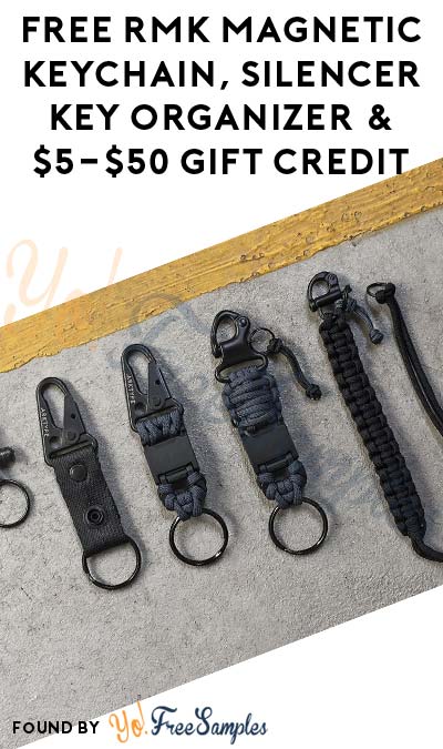 FREE RMK Magnetic Keychain, Silencer Key Organizer & $5-$50 Gift Credit For Referring Friends