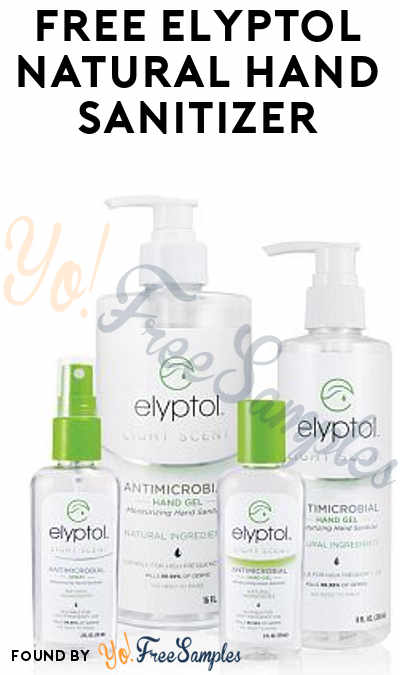 FREE Elyptol Natural Hand Sanitizer From Swaggable