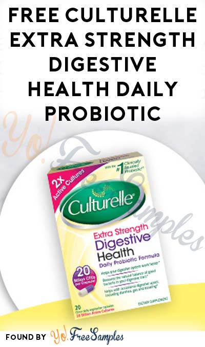 FREE Culturelle Extra Strength Digestive Health Daily Probiotic