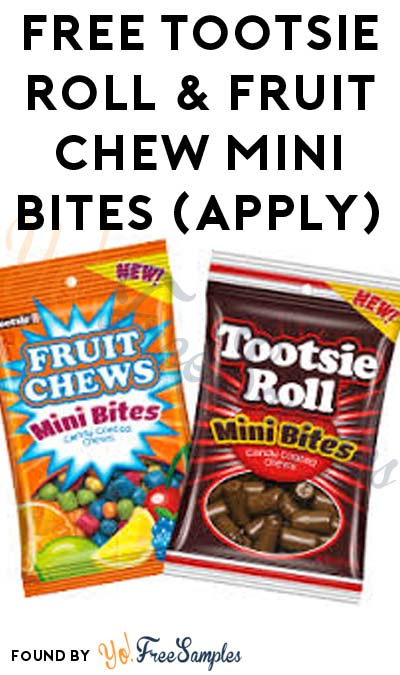 Win A FREE Tootsie Roll & Fruit Chew Mini Bites Sample Pack (Must Apply)