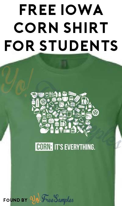 FREE Iowa Corn T-Shirt For ICGA Students