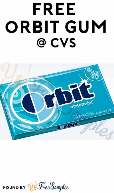 FREE Orbit Gum Pack At CVS (ExtraCare Card Required)