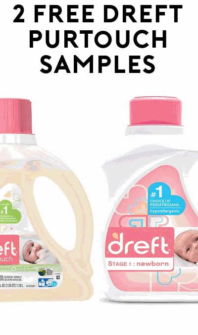 2 FREE Dreft Purtouch Detergent Samples