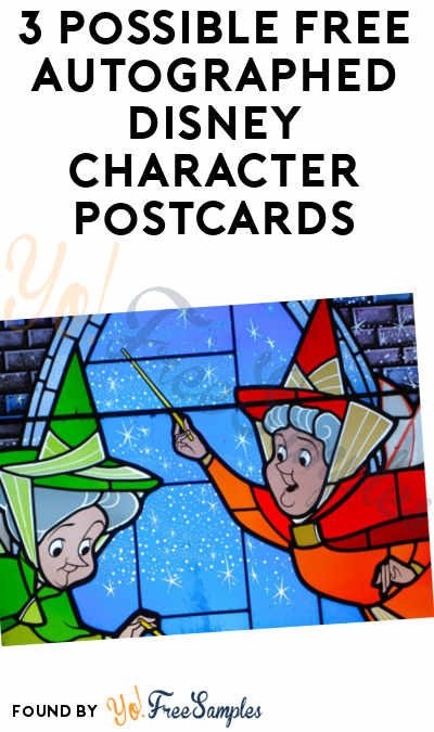 3 Possible FREE Autographed Disney Character Postcards (Snail Mail ...