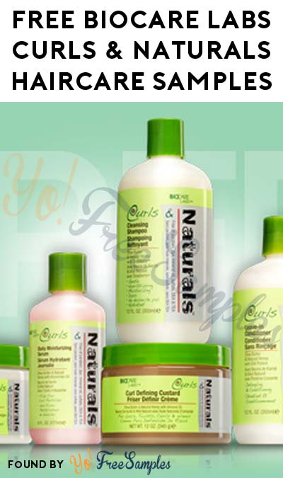 FREE Biocare Labs Curls & Naturals Haircare Samples (First 500) [Verified Received By Mail]
