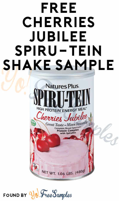 FREE Cherries Jubilee SPIRU-TEIN Shake Sample