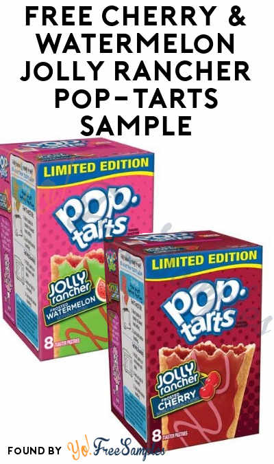 2 NEW Skosay Samples: FREE Cherry & Watermelon Jolly Rancher Pop-Tarts Sample From Skosay’s Simply Sample Program (Cell # Required) [Verified Received By Mail]
