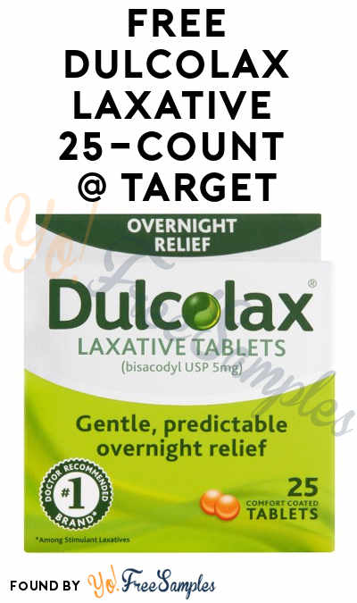 FREE Dulcolax Laxative 25-Count + Small Profit At Target (Coupon, Checkout51 & Cartwheel Required)