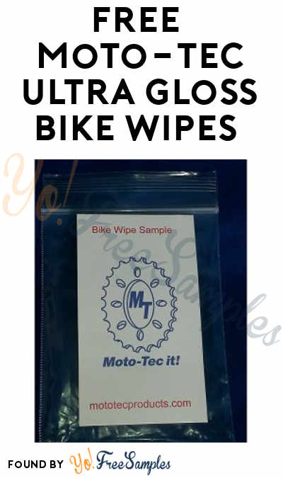 FREE Moto-Tec Ultra Gloss Bike Wipes