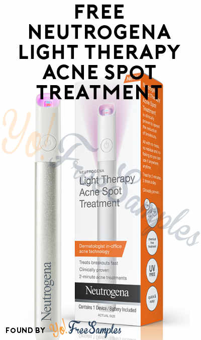 FREE Neutrogena Light Therapy Acne Spot Treatment From Home Tester Club (Survey Required)