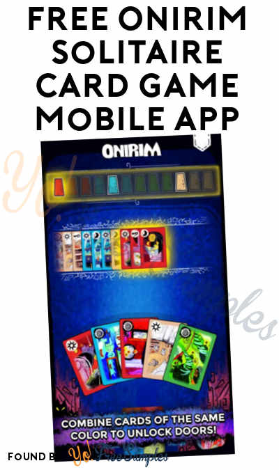 FREE Onirim Solitaire Card Game Mobile App For iOS & Android ($0.99 Normally)